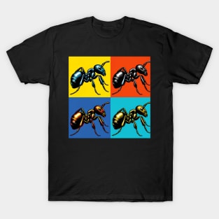 Pop Black Garden Ant Art - Cool Insect T-Shirt